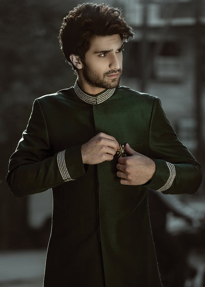 Emerald Green Sherwani